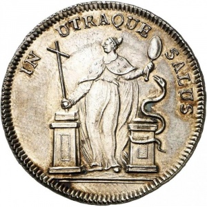 Аверс монеты Венеция, 1 озелла, 1794