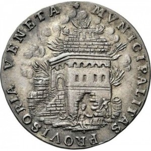 Реверс монеты Венеция, 1 озелла, 1797