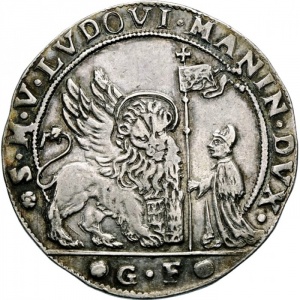 Аверс монеты Венеция, 1 дукатон, 1789