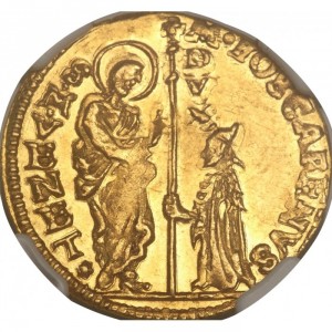 Аверс монеты Венеция, 1 цехин, 1762
