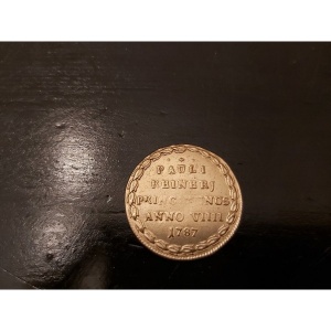 Реверс монеты Венеция, 4 цехина, 1787