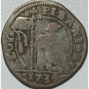 Аверс монеты Венеция, 10 сольдо, 1734-1737