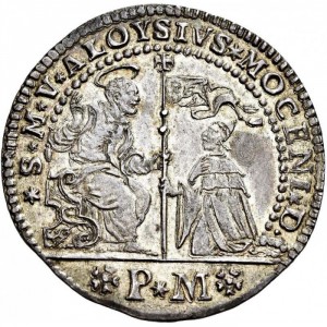 Аверс монеты Венеция, 1 озелла, 1703