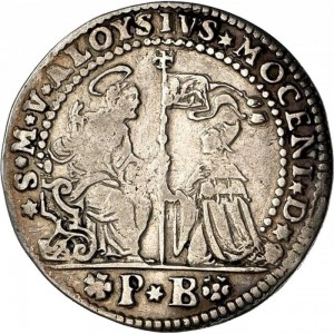 Аверс монеты Венеция, 1 озелла, 1704