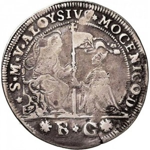 Аверс монеты Венеция, 1 озелла, 1707