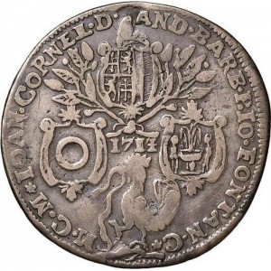 Аверс монеты Венеция, 1 озелла, 1714