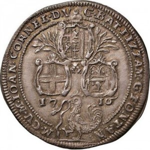 Аверс монеты Венеция, 1 озелла, 1716