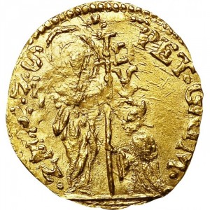 Аверс монеты Венеция, ¼ цехина, 1741