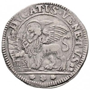 Реверс монеты Венеция, 1 дукат, 1709-1719