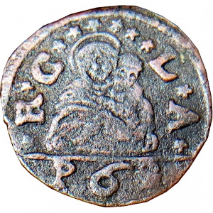 Аверс монеты Венеция, 6 багаттино, 1649-1675
