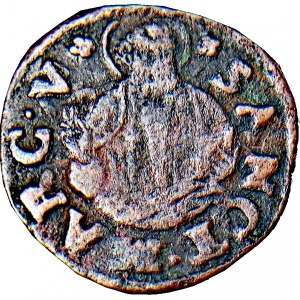 Реверс монеты Венеция, 6 багаттино, 1649-1675