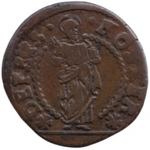 Реверс монеты Венеция, 12 багаттино, 1659