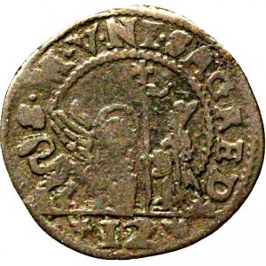 Аверс монеты Венеция, 12 багаттино, 1675