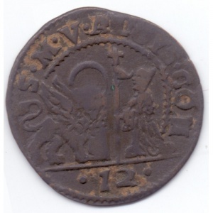 Аверс монеты Венеция, 12 багаттино, 1676