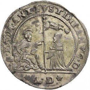 Аверс монеты Венеция, ¼ дуката, 1684
