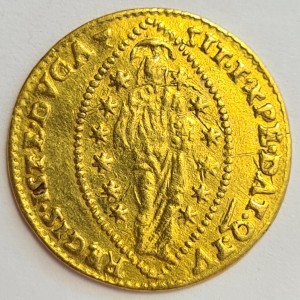 Реверс монеты Венеция, 1 цехин, 1559