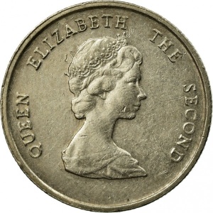 Аверс монеты Восточные Карибы, 10 центов, 1981-2000