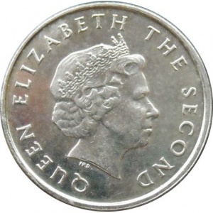 Аверс монеты Восточные Карибы, 10 центов, 2002-2007
