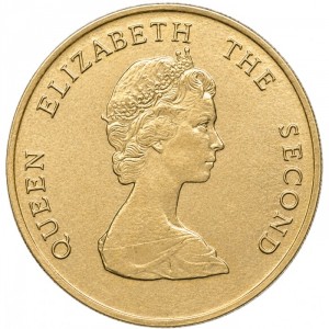 Аверс монеты Восточные Карибы, 1 доллар, 1981-1986