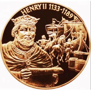 Реверс монеты Восточные Карибы, 2 доллара, 2004, Британские полководцы - Генрих II