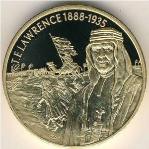 Реверс монеты Восточные Карибы, 2 доллара, 2004, Британские полководцы - Лоуренс Аравийский