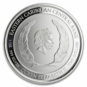 Аверс монеты Восточные Карибы, 2 доллара, 2020, Восточные Карибы - Сент-Винсент и Гренадины