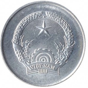 Аверс монеты Вьетнам, 5 хао, 1976