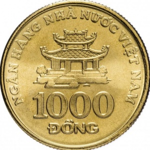 Реверс монеты Вьетнам, 1000 донгов, 2003