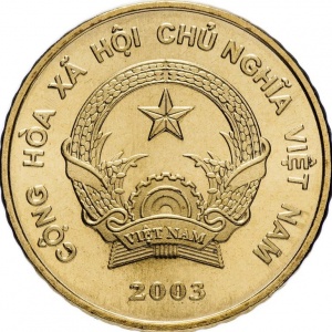 Аверс монеты Вьетнам, 5000 донгов, 2003