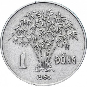 Реверс монеты Вьетнам, 1 донг, 1960