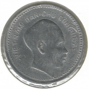 Аверс монеты Вьетнам, 1 донг, 1946