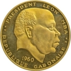 Аверс монеты Габон, 50 франков, 1960, Независимость
