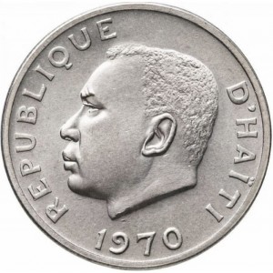 Аверс монеты Гаити, 10 сантимов, 1958-1970