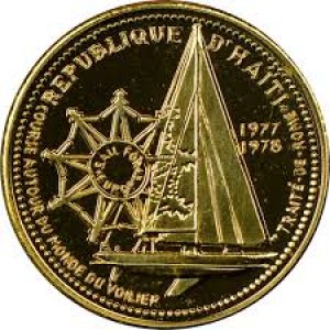 Аверс монеты Гаити, 250 гурдов, 1977, 20 лет Римскому договору
