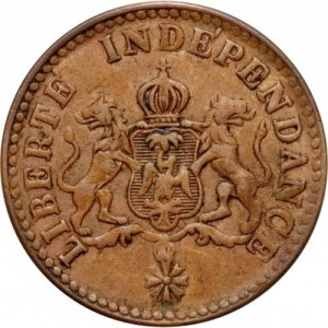 Реверс монеты Гаити, 1 сантим, 1850