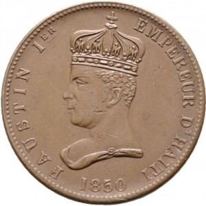 Аверс монеты Гаити, 6¼ сантимов, 1850