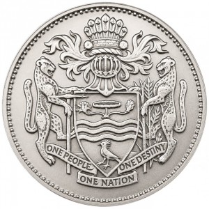 Аверс монеты Гайана, 25 центов, 1967-1992