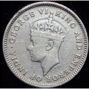 Аверс монеты Гайана, 4 пенса, 1944-1945