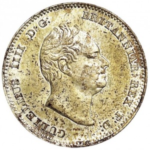 Аверс монеты Гайана, ¼ гульдена, 1836