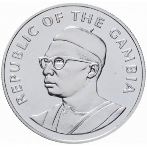 Аверс монеты Гамбия, 20 даласи, 1981, ФАО - Всемирный День Продовольствия