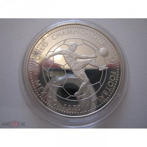 Реверс монеты Гана, 500 сика, 2004, Чемпионат мира по футболу - Мексика 1970