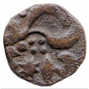 Аверс монеты Гвалиор, 1 пайс, 1783