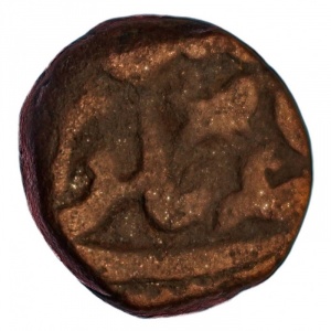 Аверс монеты Гвалиор, 1 пайс, 1843