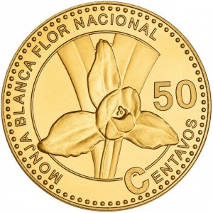 Реверс монеты Гватемала, 50 сентаво, 2012-2024