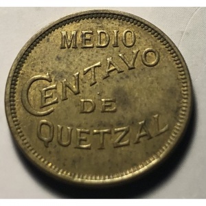 Реверс монеты Гватемала, ½ сентаво, 1946