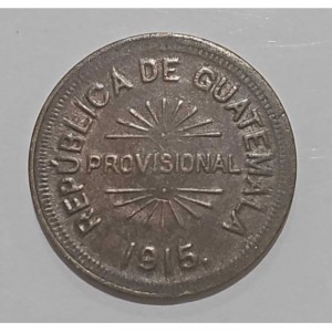 Аверс монеты Гватемала, 12½ сентаво, 1915