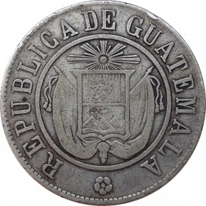 Аверс монеты Гватемала, 50 сентаво, 1870