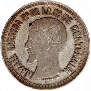 Аверс монеты Гватемала, 2 реала, 1859