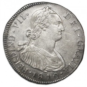 Аверс монеты Гватемала, 4 реала, 1808-1810