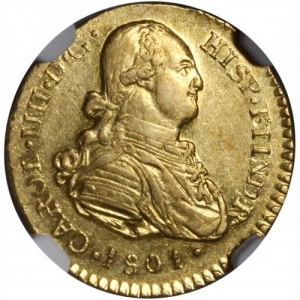 Аверс монеты Гватемала, 1 эскудо, 1794-1801